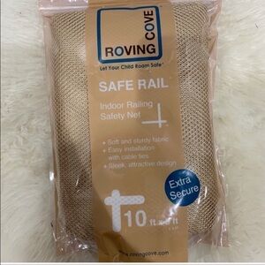 Roving Cove Safe Rail indoor rail stairs child safety net NWT